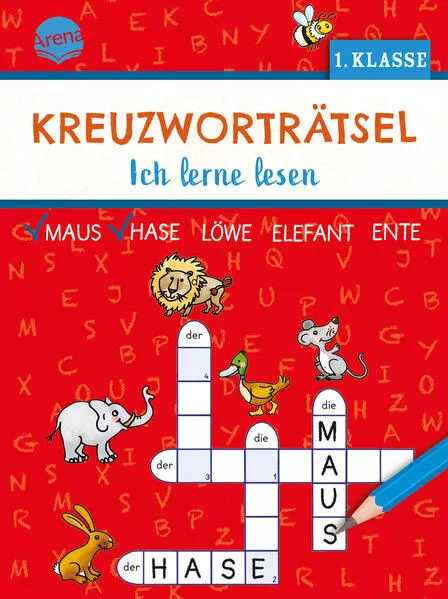 Cover: Kreuzworträtsel. Ich lerne lesen (1. Klasse)