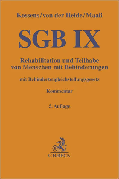 Cover: SGB IX