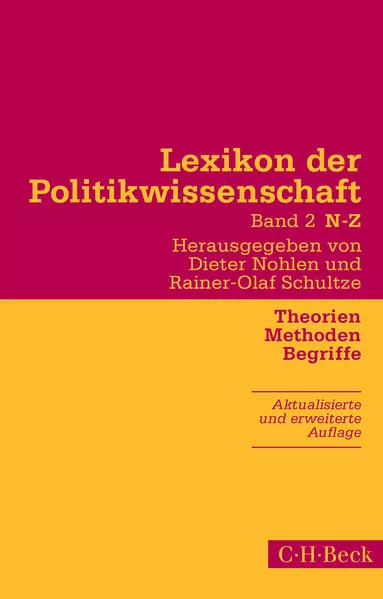 Cover: Lexikon der Politikwissenschaft Bd. 2: N-Z