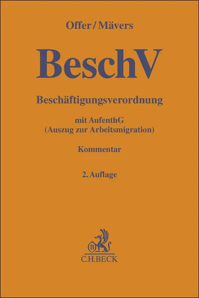 Cover: Beschäftigungsverordnung