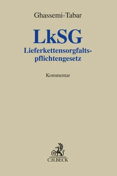 Cover: Lieferkettensorgfaltspflichtengesetz