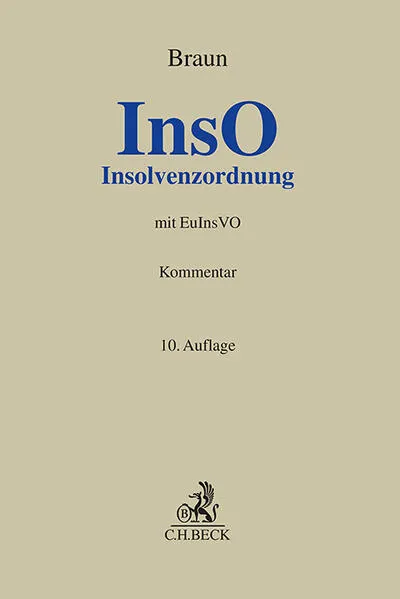Cover: Insolvenzordnung (InsO)