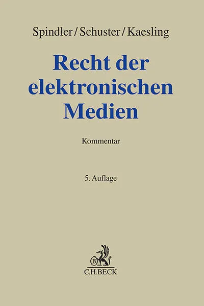 Cover: Recht der elektronischen Medien