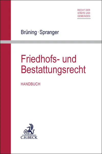 Cover: Friedhofs- und Bestattungsrecht