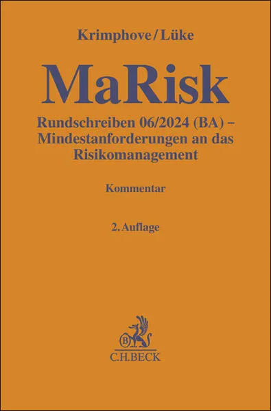 Cover: Gelbe Erläuterungsbücher / MaRisk