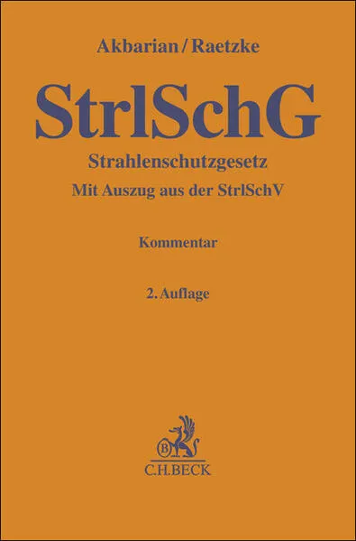 Cover: Strahlenschutzgesetz. StrlSchG