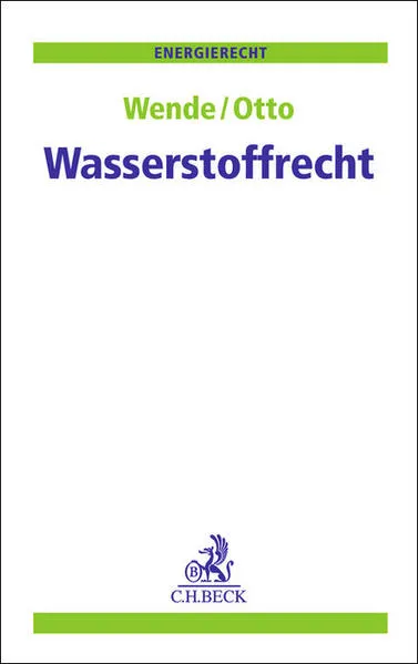 Cover: Wasserstoffrecht