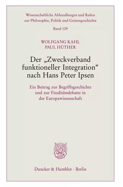 Der "Zweckverband funktioneller Integration" nach Hans Peter Ipsen.