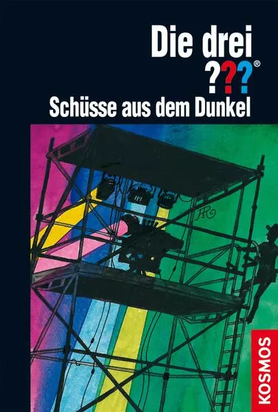 Cover: Die drei ???, Schüsse aus dem Dunkel (drei Fragezeichen)