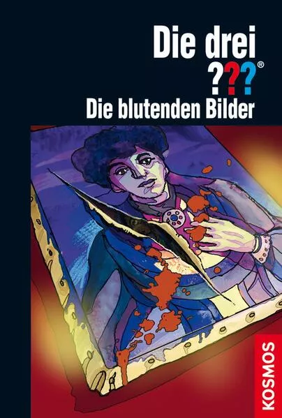Cover: Die drei ???, Die blutenden Bilder (drei Fragezeichen)