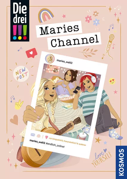 Cover: Die drei !!!, Maries Channel, #endlich_online