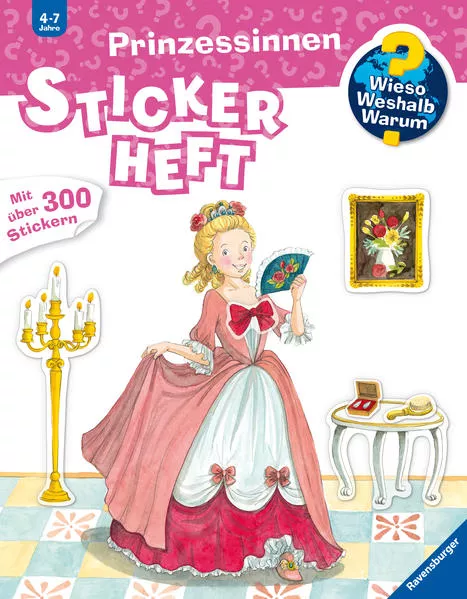 Cover: Wieso? Weshalb? Warum? Stickerheft: Prinzessinnen