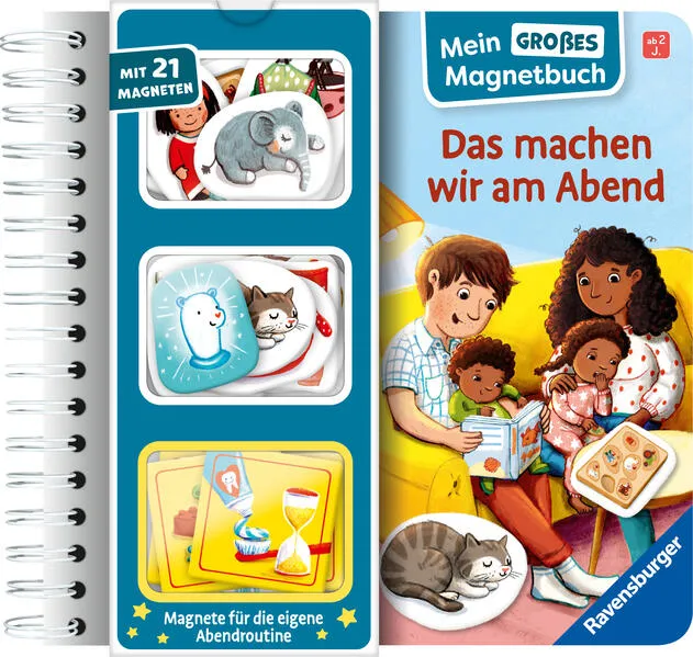 Cover: Mein großes Magnetbuch - Das machen wir am Abend