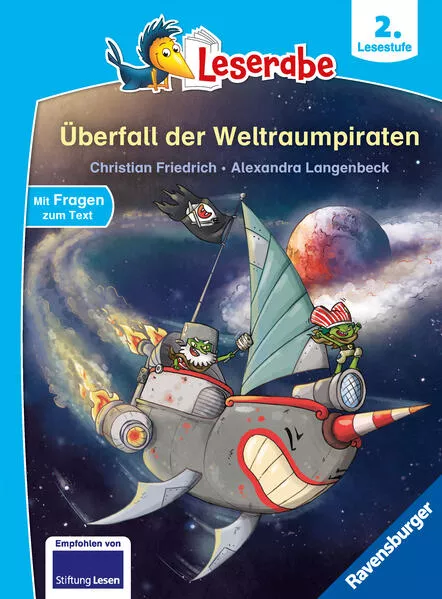 Cover: Überfall der Weltraumpiraten - Leserabe ab Klasse 2 - Erstlesebuch für Kinder ab 7 Jahren
