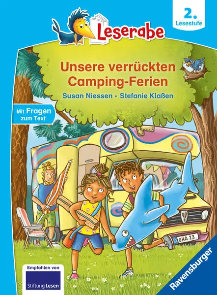 Cover: Leserabe 2. Lesestufe - Unsere verrückten Camping-Ferien