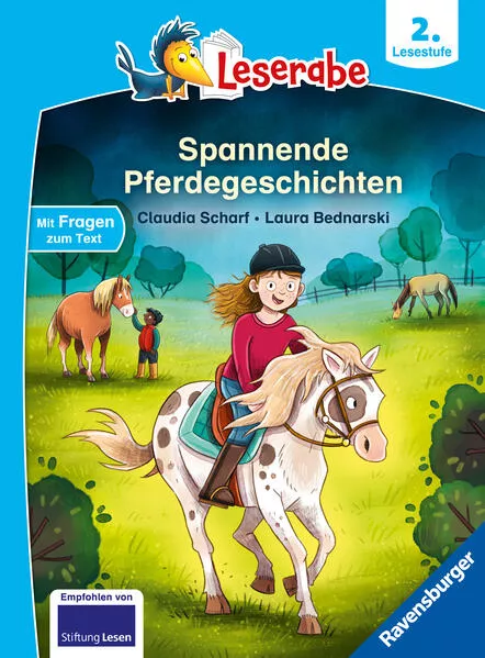 Cover: Leserabe 2. Lesestufe - Spannende Pferdegeschichten