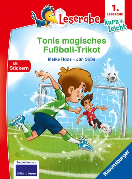 Cover: Leserabe 1. Lesestufe Kurz und leicht - Tonis magisches Fußball-Trikot