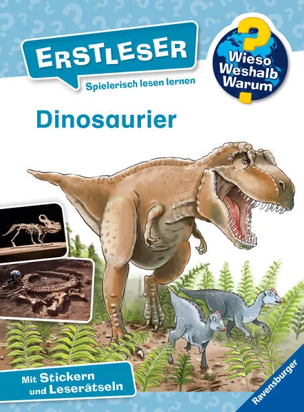 Cover: Wieso? Weshalb? Warum? Erstleser, Band 1 - Dinosaurier