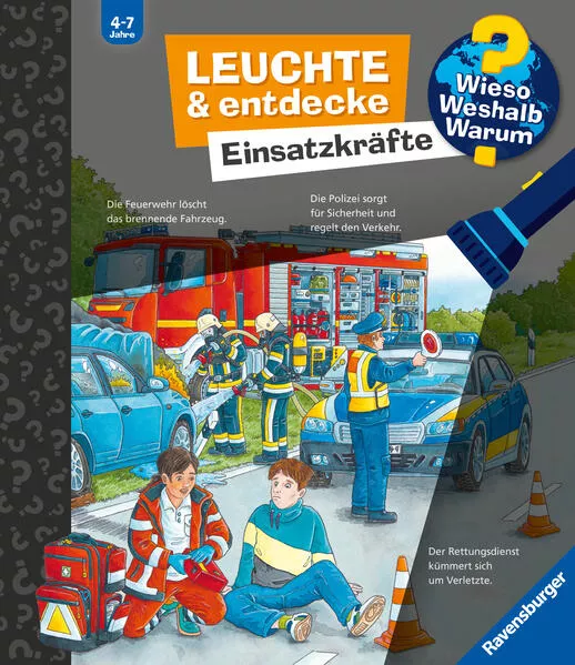 Cover: Wieso? Weshalb? Warum? Leuchte und entdecke - Einsatzkräfte