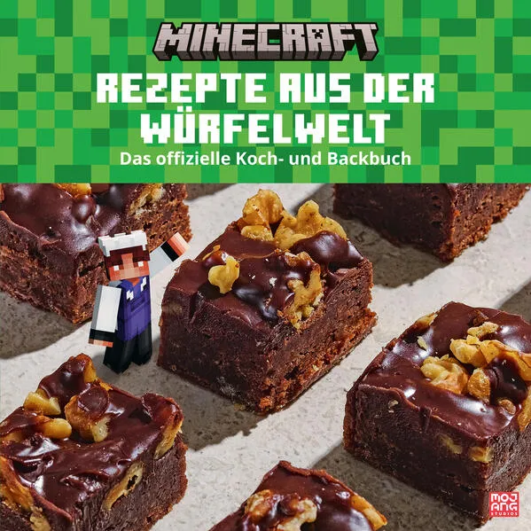 Cover: Minecraft. Rezepte aus der Würfelwelt. Das offizielle Koch- und Backbuch