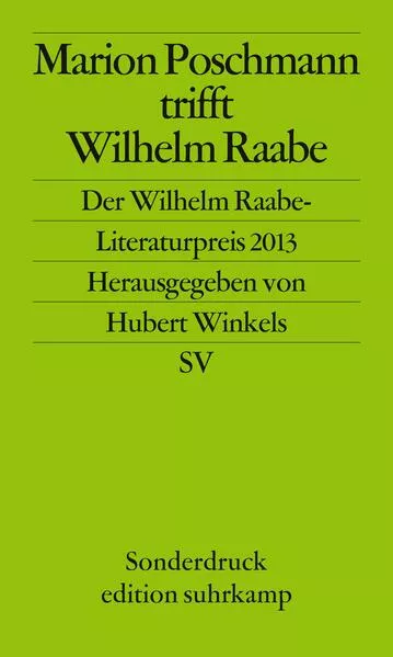 Cover: Marion Poschmann trifft Wilhelm Raabe
