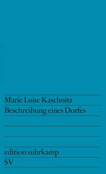 Cover: Beschreibung eines Dorfes