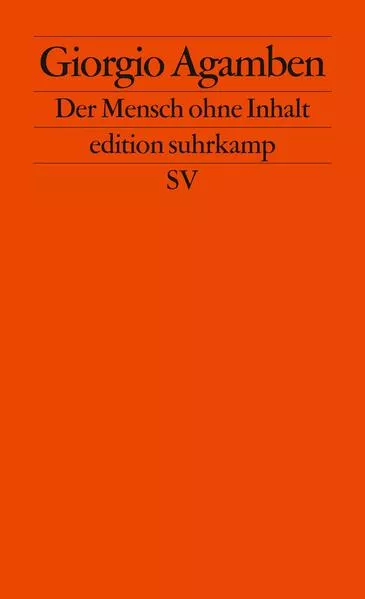 Cover: Der Mensch ohne Inhalt