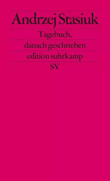 Cover: Tagebuch, danach geschrieben
