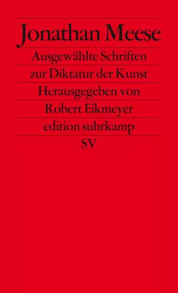 Cover: Ausgewählte Schriften zur Diktatur der Kunst