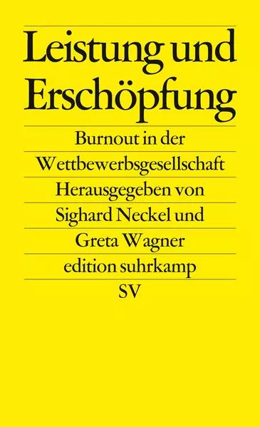 Cover: Leistung und Erschöpfung
