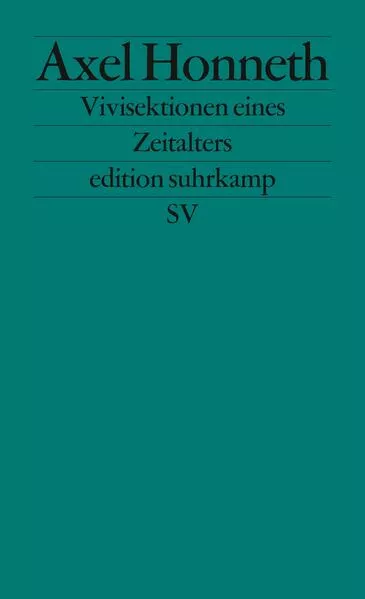 Cover: Vivisektionen eines Zeitalters