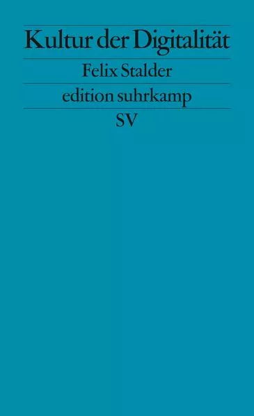 Cover: Kultur der Digitalität