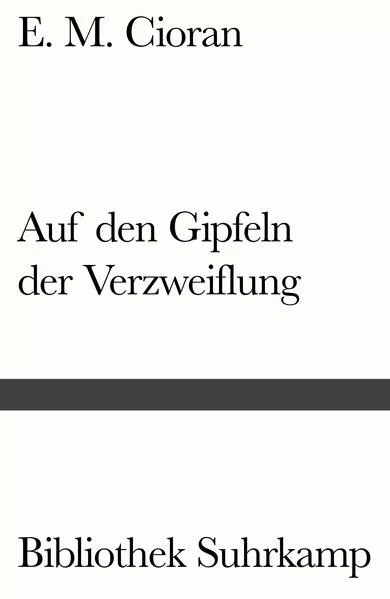 Cover: Auf den Gipfeln der Verzweiflung