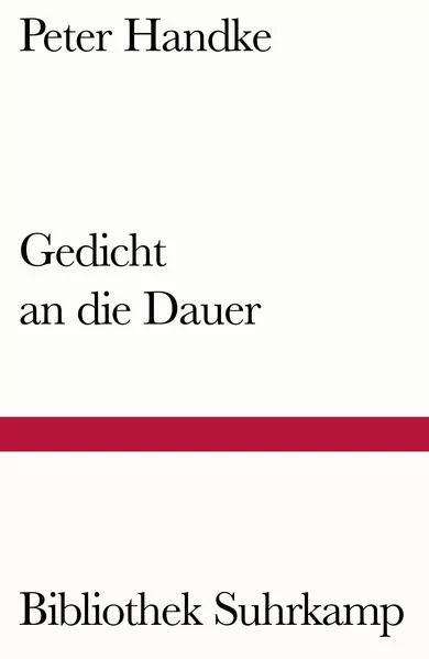 Cover: Gedicht an die Dauer