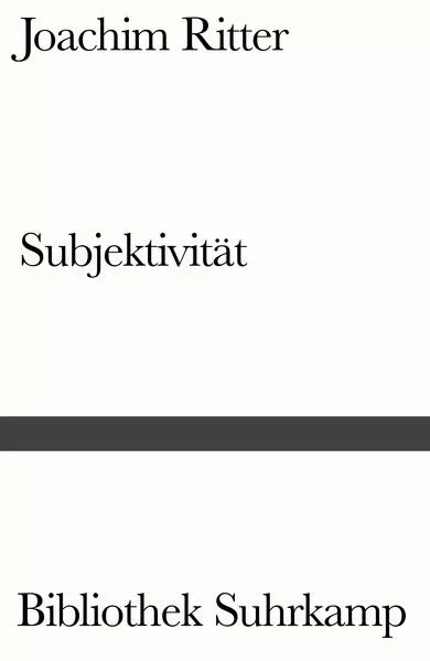 Cover: Subjektivität