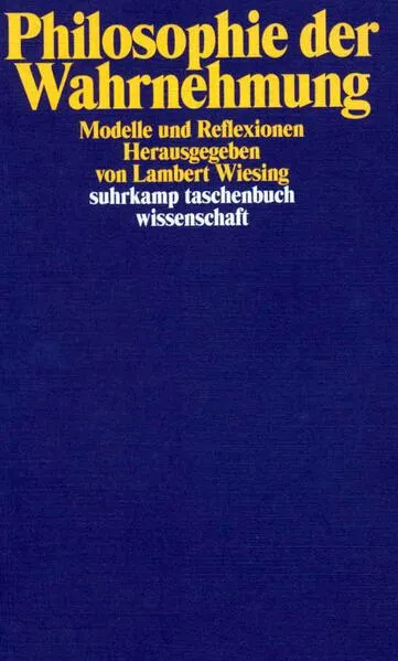 Cover: Philosophie der Wahrnehmung