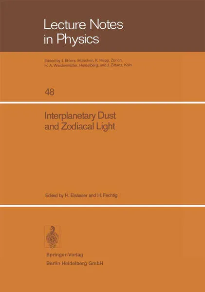 Cover: Interplanetary Dust and Zodiacal Light