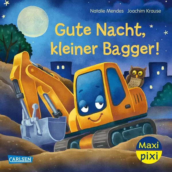 Cover: Maxi Pixi 485: Gute Nacht, kleiner Bagger!