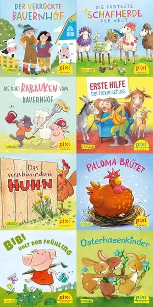Pixi-8er-Set 287: Frühling auf dem Bauernhof (8x1 Exemplar)