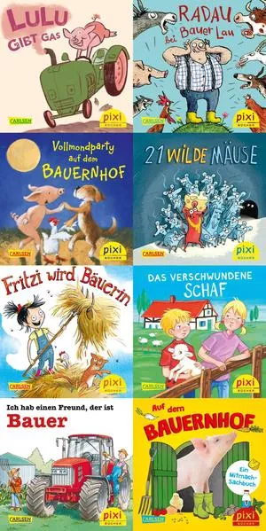 Pixi-8er-Set 253: Pixis Abenteuer auf dem Bauernhof (8x1 Exemplar)