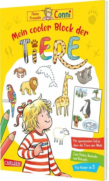 Conni Gelbe Reihe (Beschäftigungsbuch): Mein cooler Block der Tiere