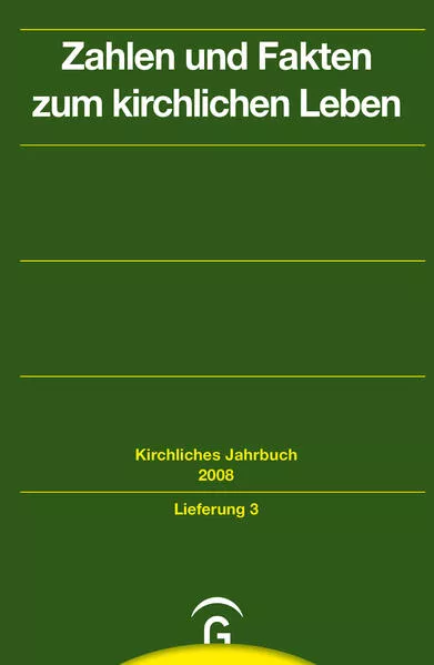 Kirchliches Jahrbuch für die Evangelische Kirche in Deutschland / Zahlen und Fakten zum kirchlichen Leben
