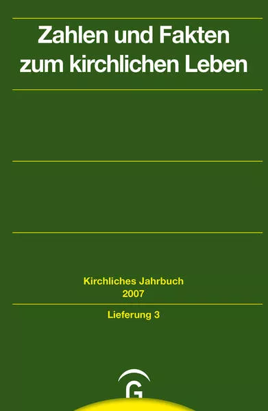 Kirchliches Jahrbuch für die Evangelische Kirche in Deutschland / Zahlen und Fakten zum kirchlichen Leben