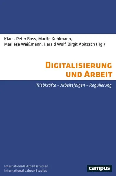 Cover: Digitalisierung und Arbeit