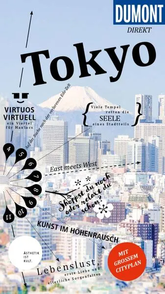 Cover: DUMONT direkt Reiseführer E-Book Tokyo