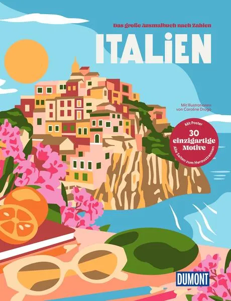 Cover: Italien - Das große Ausmalbuch nach Zahlen