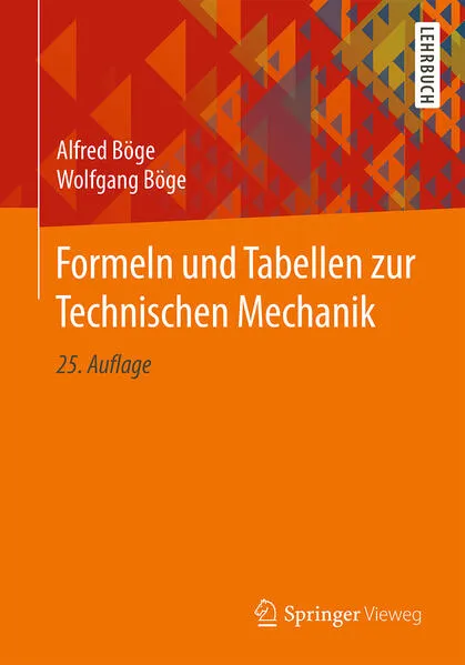 Cover: Formeln und Tabellen zur Technischen Mechanik