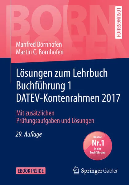 Cover: Lösungen zum Lehrbuch Buchführung 1 DATEV-Kontenrahmen 2017