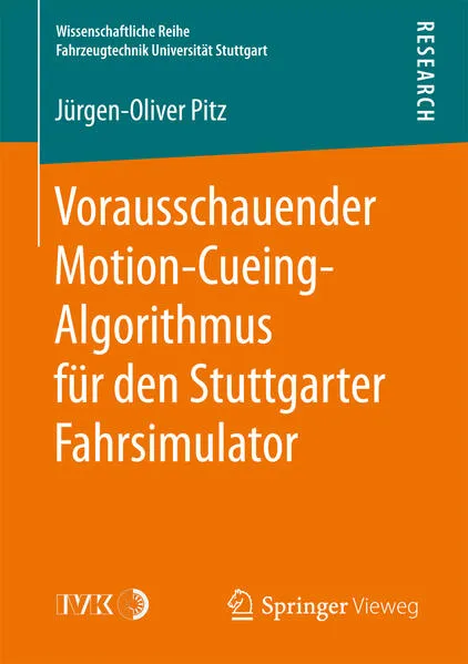 Cover: Vorausschauender Motion-Cueing-Algorithmus für den Stuttgarter Fahrsimulator