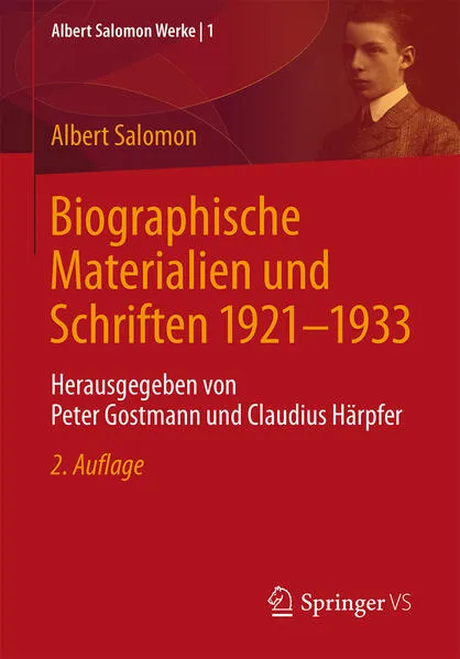 Cover: Biographische Materialien und Schriften 1921-1933